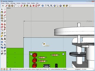dessiner le plan les perçages