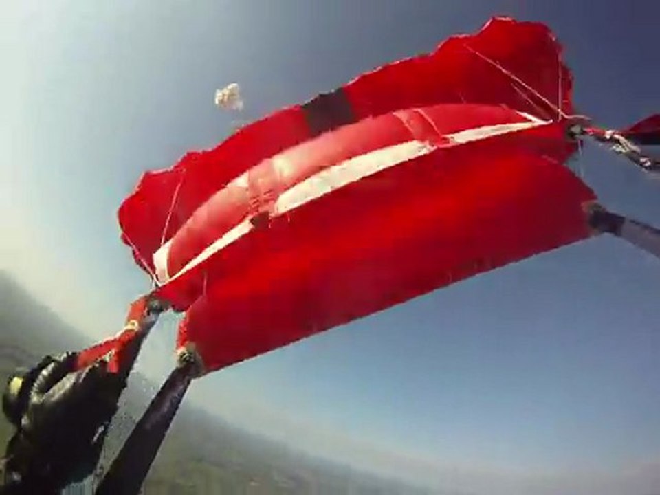 Parachutisme essai voltige Fabien