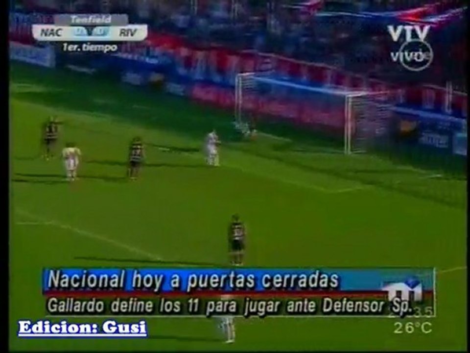 Nacional hoy a puertas cerradas