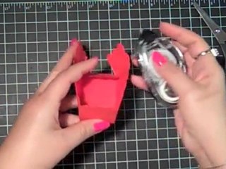 Stampin' Up! Tutorial and DIY Wedding Favor Scallop Square Box
