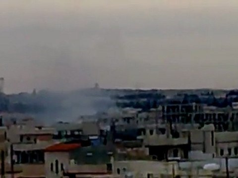 فري برس حماه المحتلة قصف دبابات النظام الاسدي على المنازل في طيبة الامام