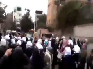 فري برس  دمشق  الميدان   حي الزاهرة   نشاط  الوفاء  لأهداف الثورة    22 2 2012