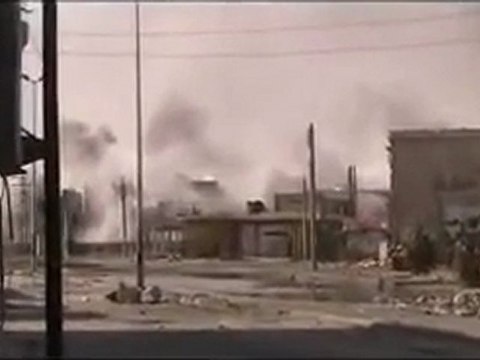فري برس حمص باباعمرو شاهدوا كيف يتم قصف الحي لاتفوتوها 22 2 2012