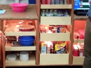pantry shelves transformed & useful : CT ShelfGenie