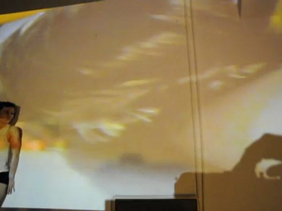 "Corps et objets sonores" - réalisation vidéo 1 pendant la performance