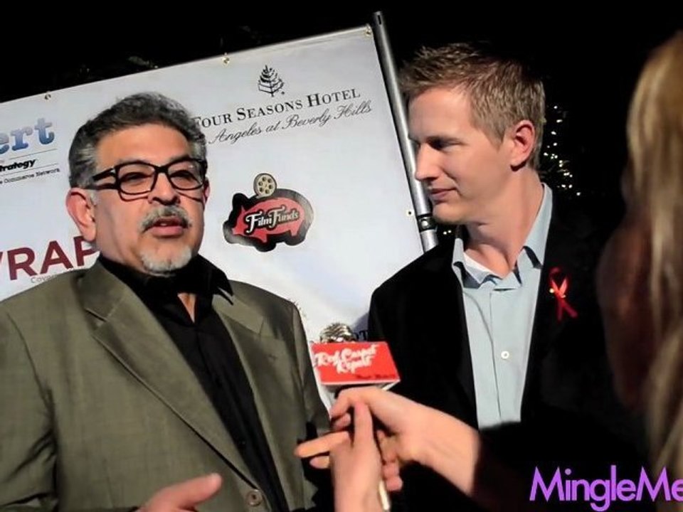 Dr Jawad & Daniel Junge @ 3rd TheWrap.com Pre-Oscar Party