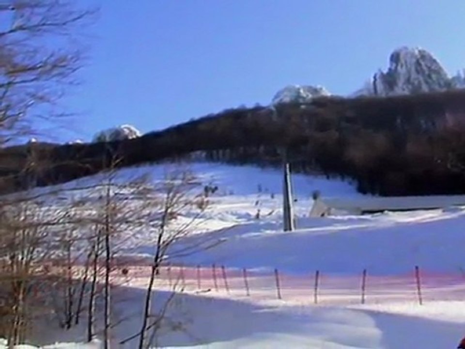 Babin zub skijanje na suncu  u februaru 2012