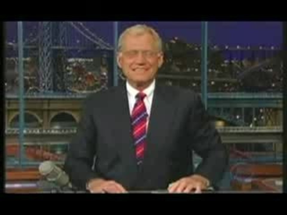 Sexyback Justin on letterman