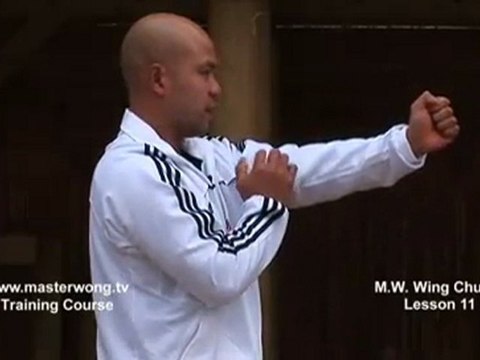 How to do Wing Chun Lesson 11- basic hand exercise_ static triple punch
