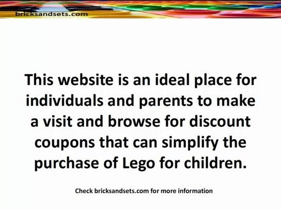 Using Lego Coupons in order to buy Lego
