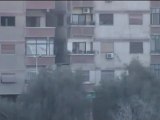 فري برس ريف دمشق اقتحام مدينة داريا  واطلاق نار كثيف   23 2 2012