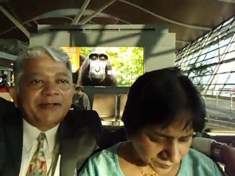 Hari & Aruna Sharma at Pudong Airport, Shanghai, China on way to Zurich Dec 16, 2011