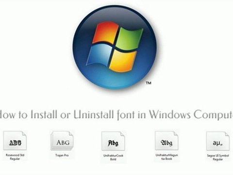 How to Install and Uninstall web fonts from Microsoft Windows Computer