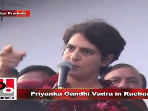 Priyanka Gandhi Vadra in Raebareli Go to polls in large numbers and support Congress