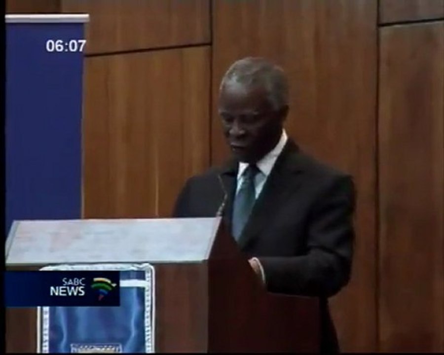 Africa risks being colonised again: Mbeki (Feb. 2012)