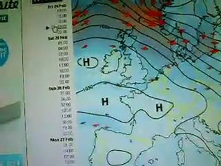 Météo du vendredi 24 fébvrier 2012 de Gigi