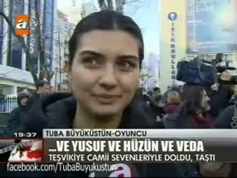 Tuba Büyüküstün - Yusuf Kurçenli Cenaze Töreni (ATV)