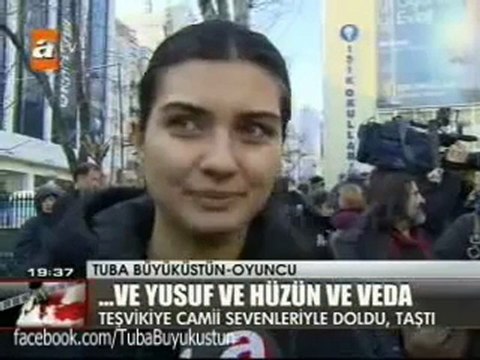 Tuba Büyüküstün - Yusuf Kurçenli Cenaze Töreni (ATV)
