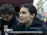 Tuba Büyüküstün Yusuf Kurçenli'nin Cenaze Töreninde(NTV)