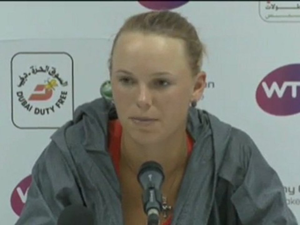 Wozniacki hoch erfreut