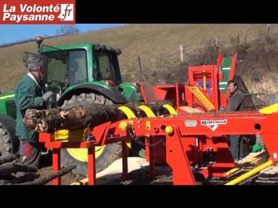 CUMA : l’activité bois bûches en Aveyron