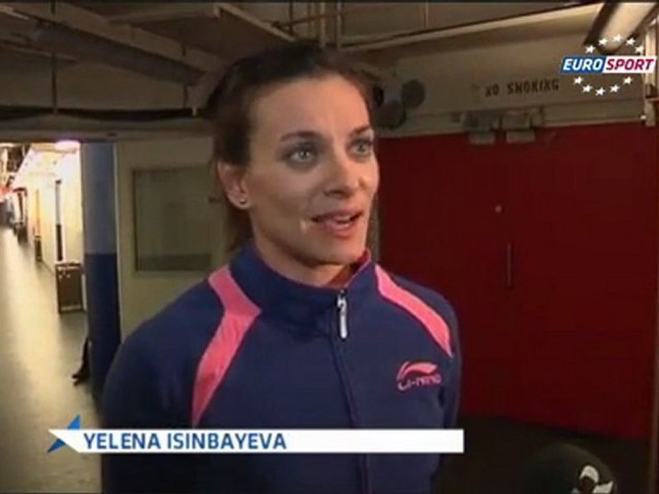 Isinbayeva'dan rekor