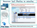 Nikon Photo Recovery software to recover lost photos