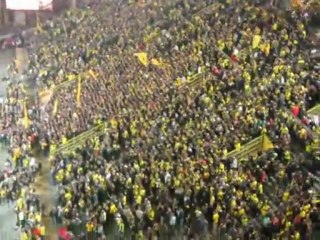 Скачать видео: DFB-Pokal = Borussia Dortmund - Dynamo Dresden Stimmung vorm Spiel