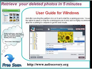 Effective way to recover your lost photos of nef formats.