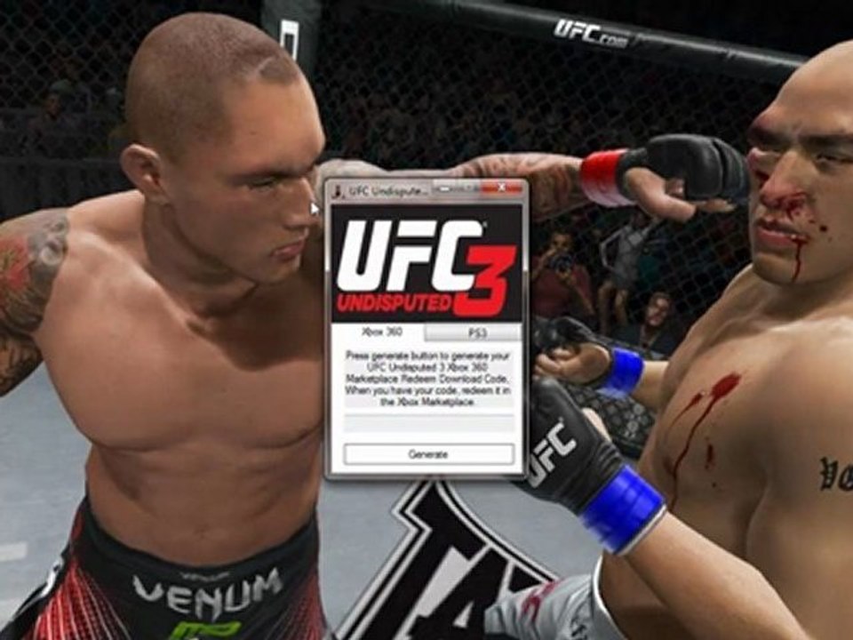 UFC Undisputed 3 PSN Redeem Code Generator