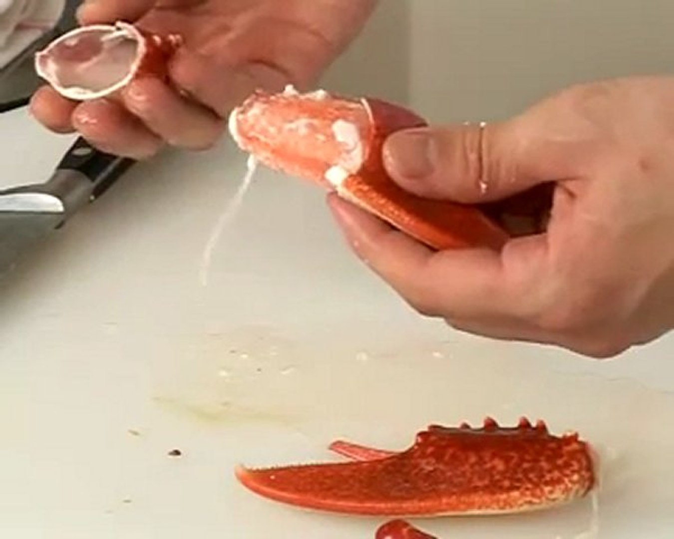Technique de cuisine : Décortiquer un homard - Vidéo Dailymotion