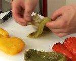 Technique de cuisine : Eplucher les poivrons au four