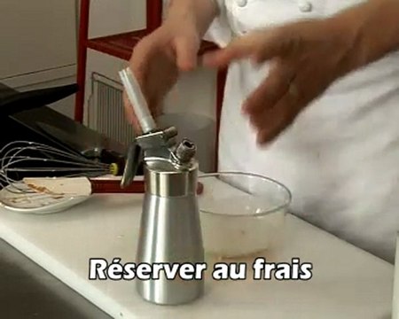 Recette d'emulsion aux marrons vanillee