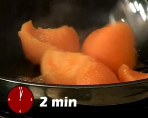 Recette de bruschetta briochée au melon et framboises