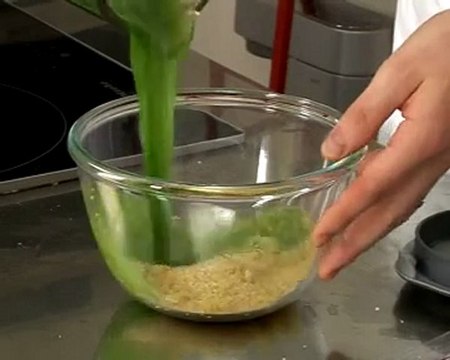 Recette de brochette agneau mariné et sa semoule verte