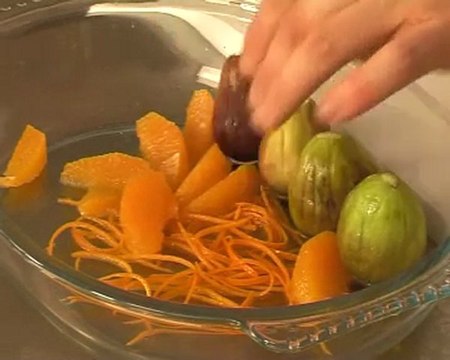 Recette de figues braisées à l'orange
