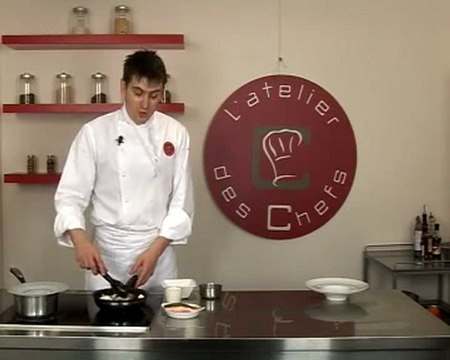 Recette de pavé de saumon, champignons à la crème, riz basmati