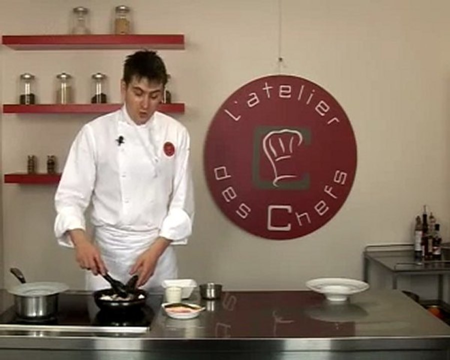 Recette de pavé de saumon, champignons à la crème, riz basmati