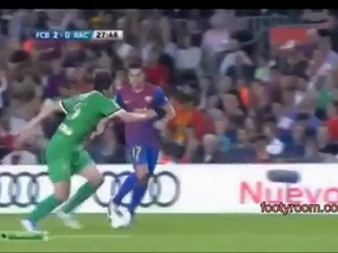 FC Barcelona 3-0 Racing Santander All Goals 15_10_2011 HD [720p]