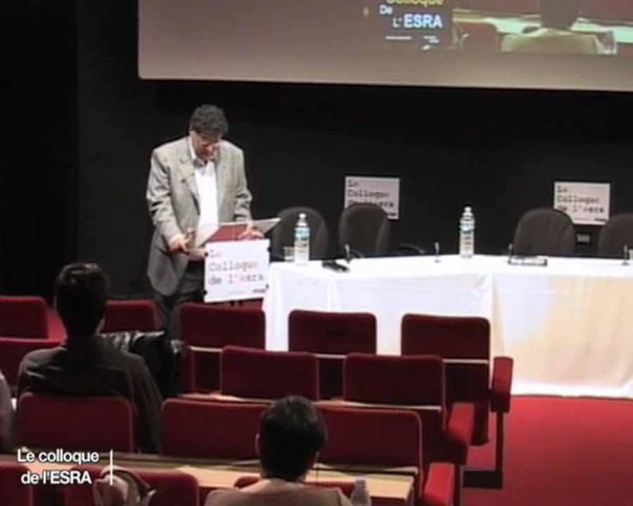 Introduction du colloque de l ESRA