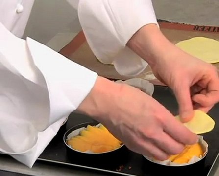 Recette de tatin de mangues caramélisées au citron vert