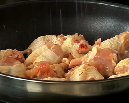 Recette d'ailerons de volaille à la moutarde violette, mousse de céleri