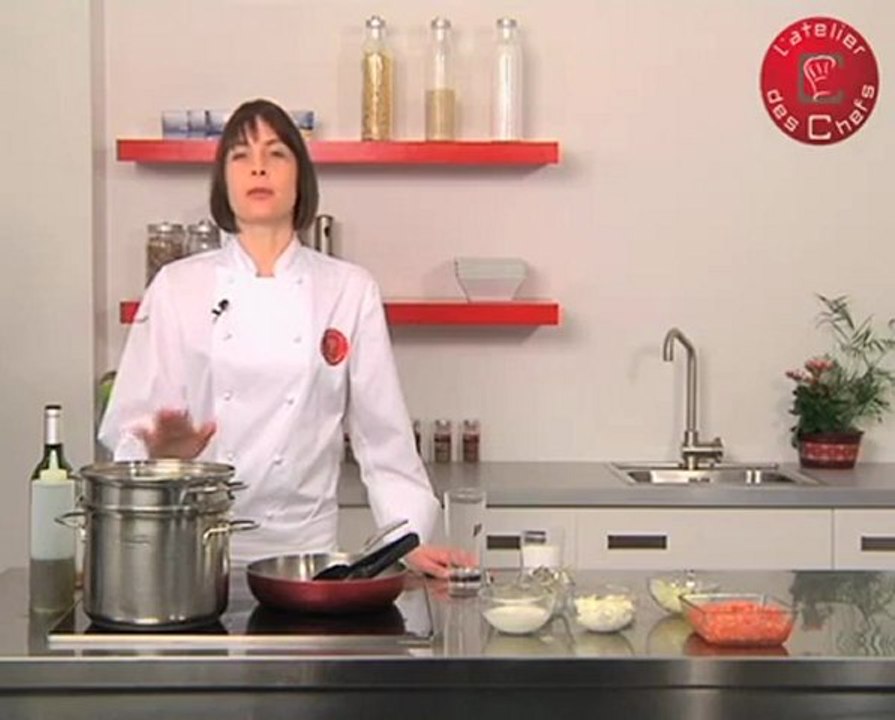 Recette de linguine sauce tomate fraîche à l'origan, mozzarella et gambas rôties