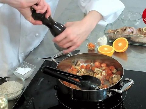 Recette d'osso bucco à l'orange, polenta moelleuse aux herbes