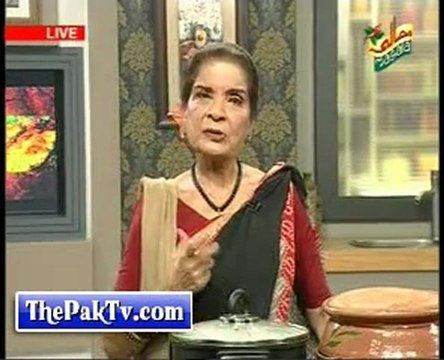 Handi Zubaida Tariq 24th Feb 2012 Green Mutton Handi -Prt 2