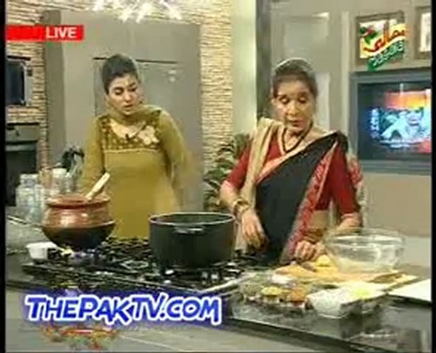 Handi Zubaida Tariq 24th Feb 2012 Green Mutton Handi -Prt 3