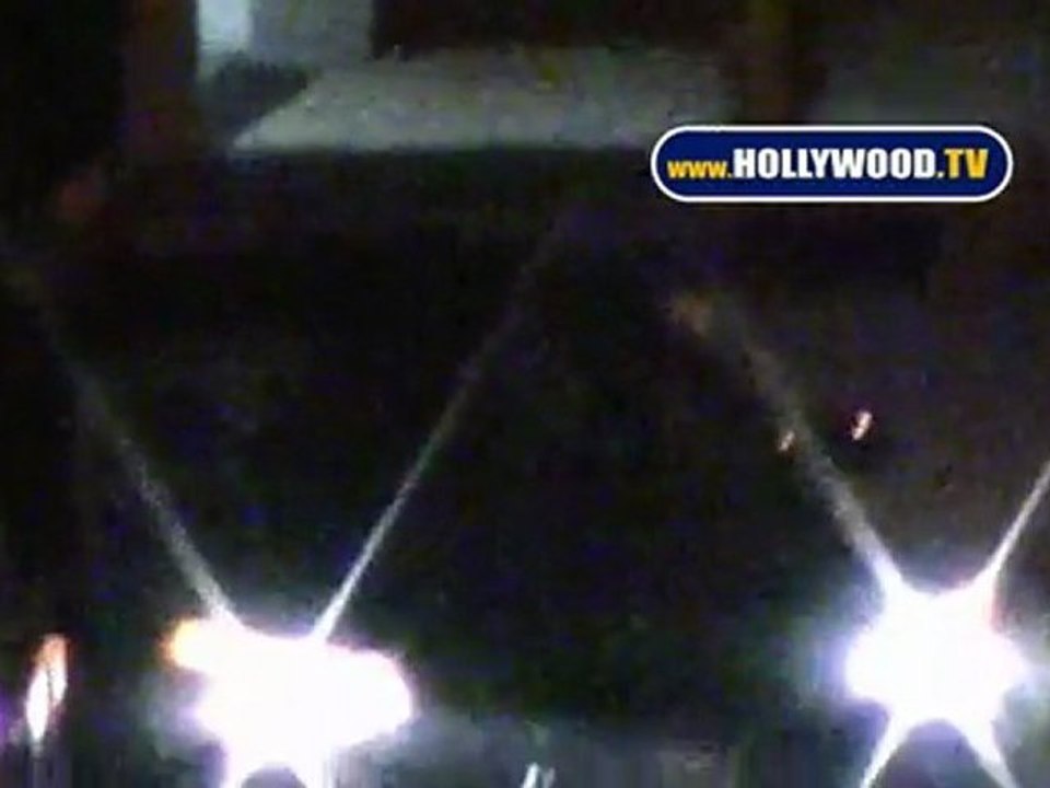 Dina Lohan Arrives At Lindsay Lohan's House