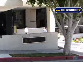 Animal Control And Law Enforcement At Lindsay Lohan's Apartment Building