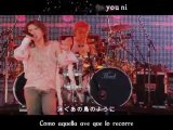 [L-F] L'Arc~en~Ciel - Natsu no Yuutsu -Time to say Good-Bye- LIVE [Español   Karaoke]
