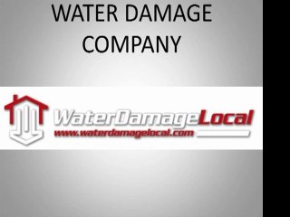 Water Damage Company Portland